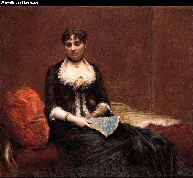 Henri Fantin-Latour Portrait of Madame Leoon Maitre
